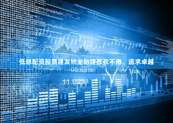 低息配资股票建发物业始终孜孜不倦、追求卓越